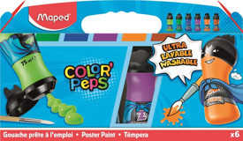 Maped Tüp Çok Renkli 6x75 ml Guaj Boya Seti