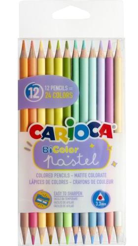 Carioca BiColor 12'li Kuru Pastel Boya