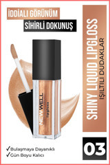 New Well Shiny 03 Parlak Likit Ruj