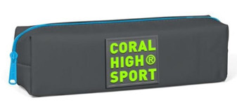 Coral High Sport Gri Tek Gözlü Cüzdan Kalemlik