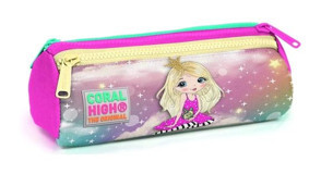 Coral High 22033 Unicorn Yeşil Bölmeli 3 Gözlü Cüzdan Kalemlik