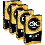 Okey Hisset İnce Prezervatif 4x10'lu