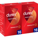 Durex Yakın Hisset İnce Prezervatif 2x16'lı