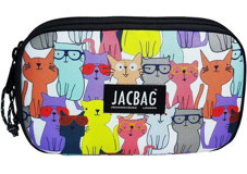 Jacbag Jac-11 Sarı-Pembe Bölmeli Çift Gözlü Cüzdan Kalemlik