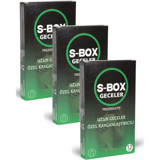 S-Box Geceler Geciktiricili Prezervatif 3x12'li