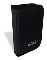 Jacbag Cover Siyah Düz Katlanabilir Cüzdan Kalemlik