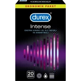 Durex Intense Uyarıcı Jelli Tırtıklı Prezervatif 20'li