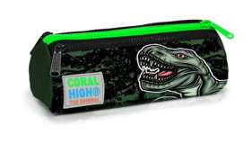 Coral High 22025 Siyah Bölmeli 3 Gözlü Cüzdan Kalemlik