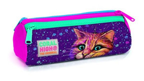 Coral High 22032 Pembe Bölmeli 3 Gözlü Cüzdan Kalemlik