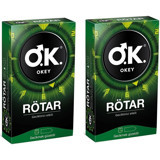 Okey Rötar Geciktiricili Prezervatif 2x10'lu
