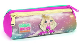 Coral High Prenses Pembe Bölmeli 3 Gözlü Cüzdan Kalemlik