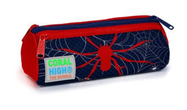 Coral High 22020 Kırmızı Bölmeli 3 Gözlü Cüzdan Kalemlik