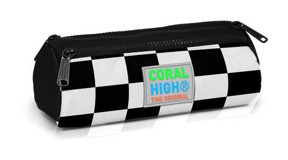 Coral High 22014 Siyah Bölmeli 3 Gözlü Cüzdan Kalemlik