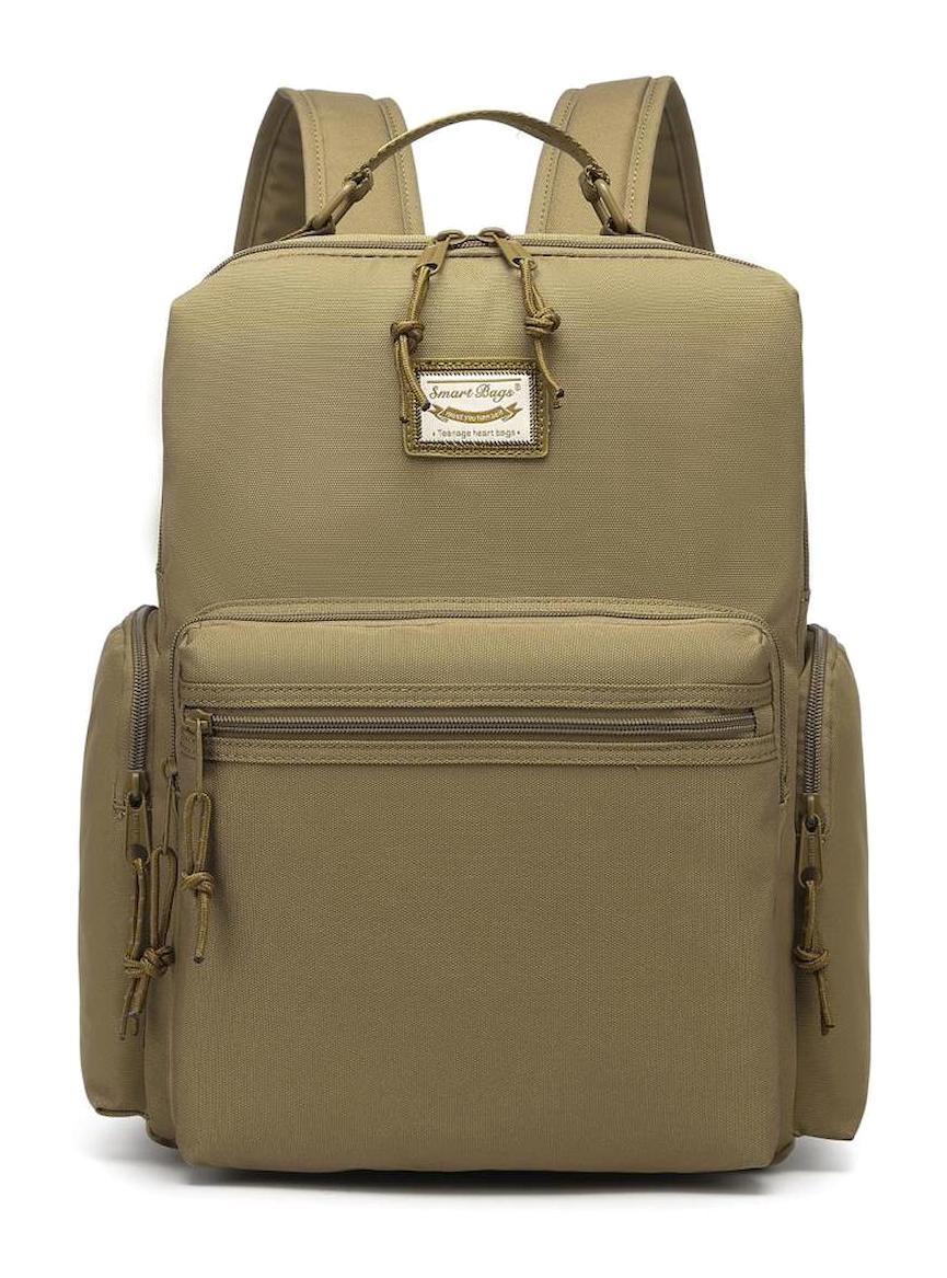 Smart Bags 3124 Çok Gözlü Kahverengi Lise-Üniversite Unisex Sırt Çantası