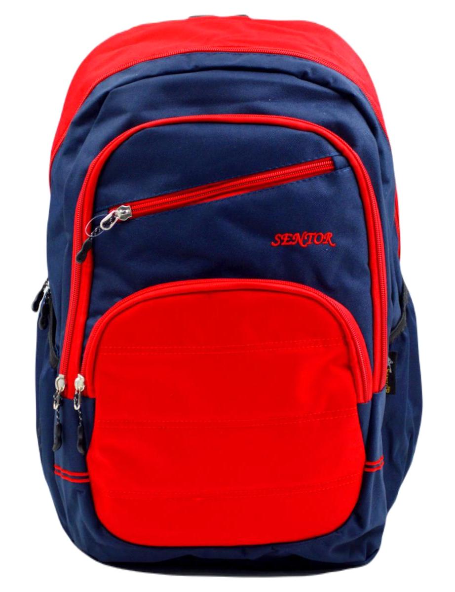 Sentor 50008 4 Gözlü Kırmızı Lise-Üniversite Unisex Sırt Çantası