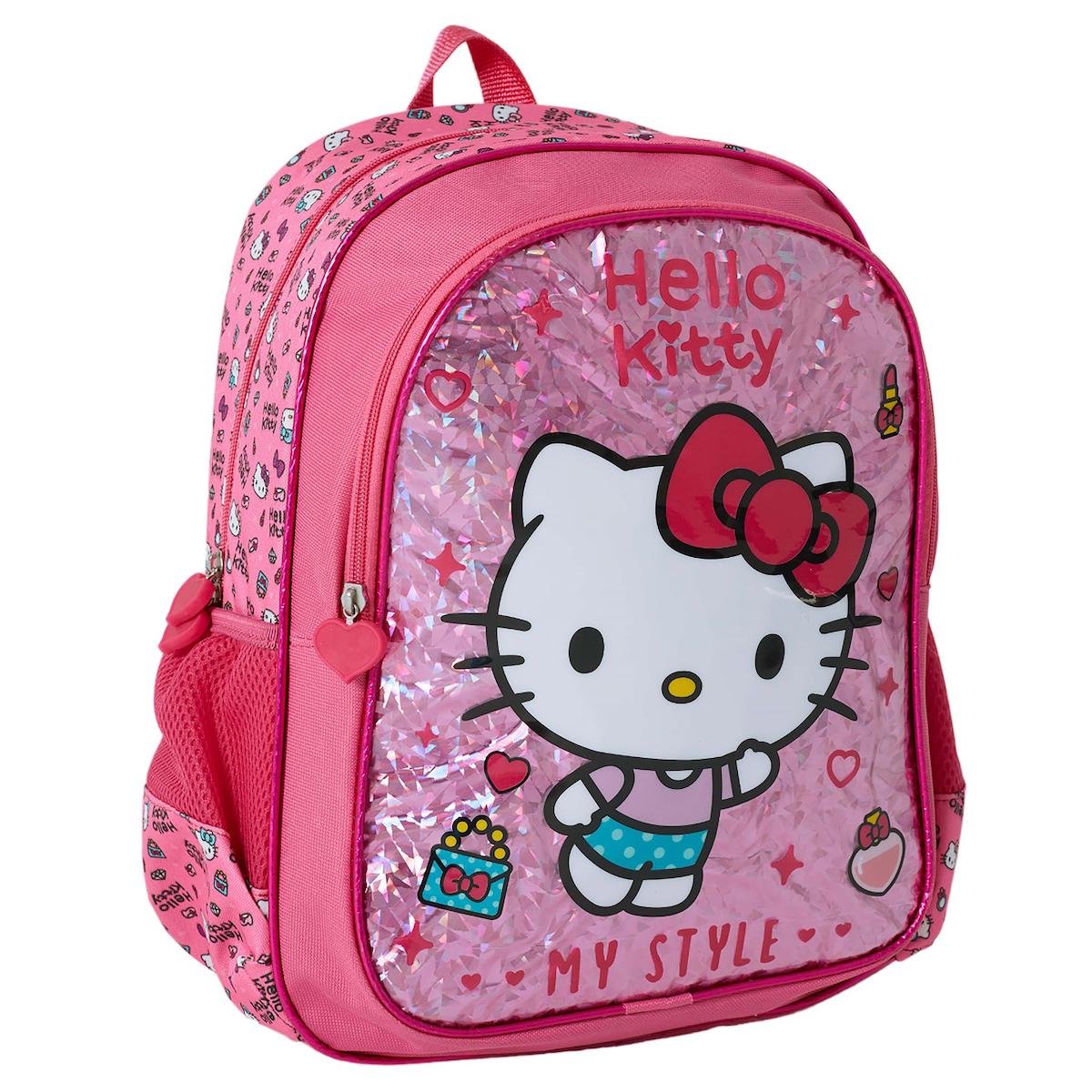 Celonia 2226 Hello Kitty 4 Gözlü Pembe İlkokul Kız Çocuk Sırt Çantası