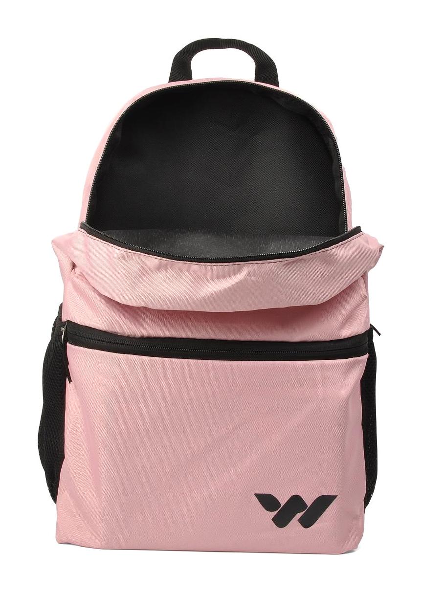 Walkway 3199 Su Geçirmez 2 Gözlü Açık Pembe Lise-Üniversite Unisex Sırt Çantası