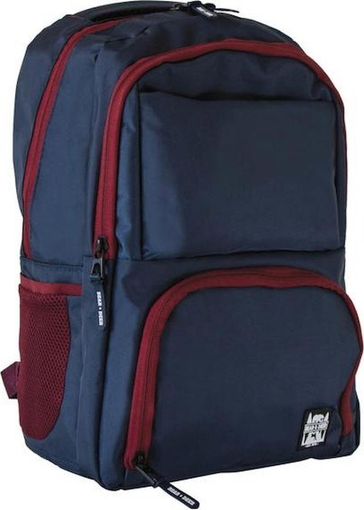 Bear & Deer CN0030 6 Gözlü Lacivert Lise-Üniversite Unisex Sırt Çantası