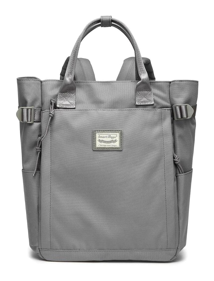 Smart Bags 3194 2 Gözlü Gri Lise-Üniversite Unisex Sırt Çantası