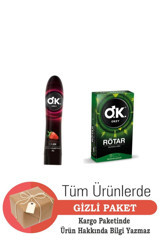 Okey Rötar Geciktiricili Prezervatif 10'lu+Okey Çilek Kayganlaştırıcı Jel 100 ml