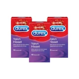 Durex Yakın Hisset İnce Prezervatif 3x10'lu