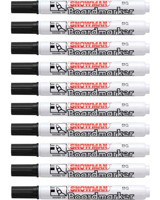 Snowman Bg-12 12 Adet Doldurulabilir Silinebilir Siyah Tahta Kalemi