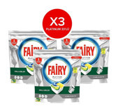 Fairy Platinum Limon Kokulu Tablet Bulaşık Makinesi Deterjanı 3x33 Adet