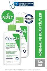Cerave Hydrating Normal ve Kuru Ciltler İçin Yüz Temizleme Jeli 2x236 ml