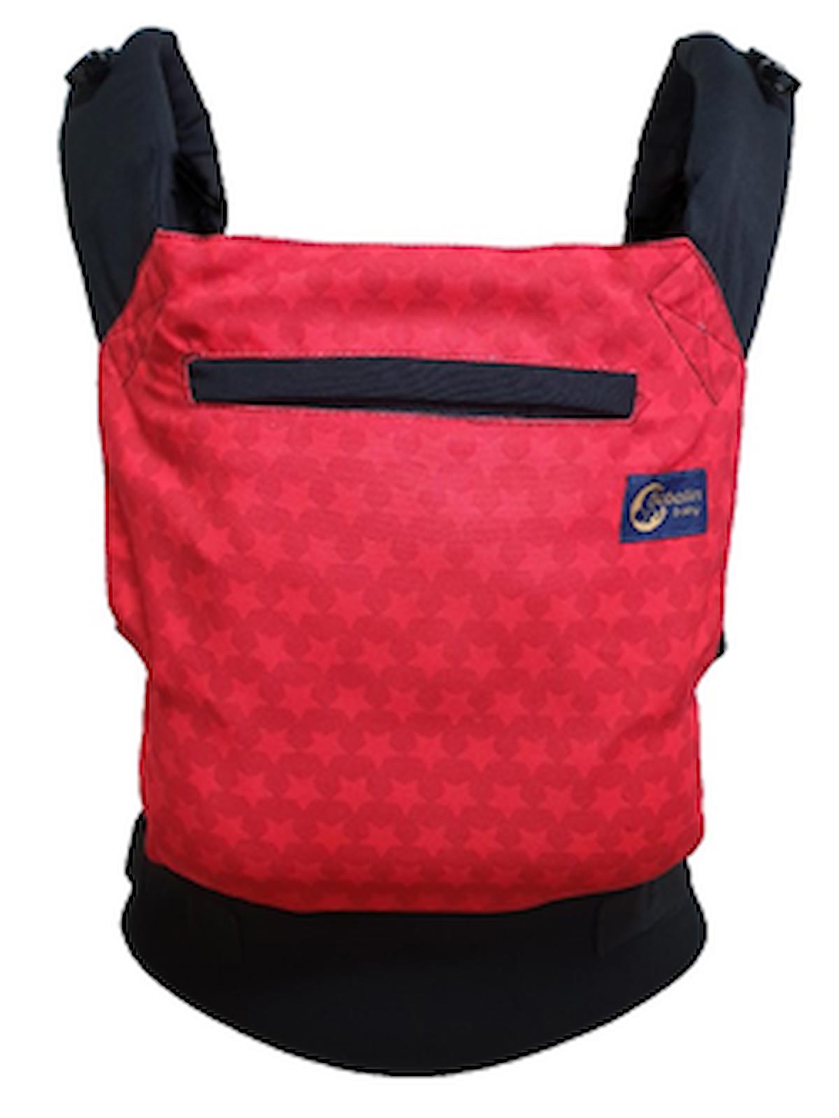 Babalin Baby Ergonomik 20 kg Kapasiteli Oturaklı Kanguru Kırmızı
