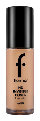 Flormar Invisible Cover HD Su Bazlı Güneş Koruyuculu Likit Tüp Fondöten 50 ml