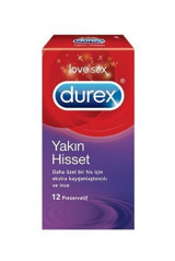 Durex Yakın Hisset İnce Prezervatif 12'li