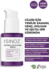 Sinoz Retinol Lift-Xylane Retinollu Canlandırıcı Yaşlanma Kırışıklık Karşıtı Gündüz Gece Yüz Serumu 30 ml