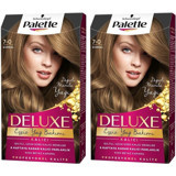 Palette Deluxe 7-0 Kumral Amonyaksız Krem Saç Boyası 2x60 ml