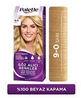 Palette Göz Alıcı Renkler 9-0 Sarı Amonyaksız Krem Saç Boyası 50 ml