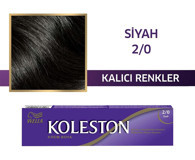 Wella Koleston Single 2/0 Siyah Krem Saç Boyası 60 ml