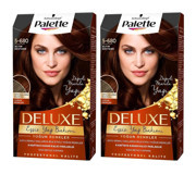 Palette Deluxe 5-680 Altın Kestane Amonyaksız Krem Saç Boyası 2x60 ml