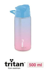 Gıpta Cool-J Pipetli Çok Renkli Plastik Spor Matara 1 lt