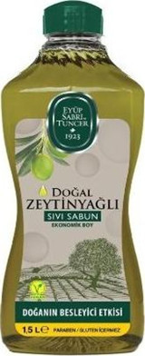Eyüp Sabri Tuncer Zeytinyağlı Alkolsüz Vegan Parabensiz Organik Nemlendiricili 2'li 1.5 lt Sıvı Sabun