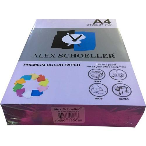 Alex Schoeller ALX 585 A4 80 gr 500 Yaprak 1 Top Mor Fotokopi Kağıdı