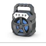 Kensa K-243 Radyolu Taşınabilir Işıklı Siyah Bluetooth Hoparlör