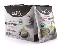 Cafex Medium Roast Sade Öğütülmüş Filtre Kahve 16x8 gr