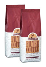 Mehmet Efendi Sade Kolombiya Arabica Çekirdek Filtre Kahve 2x1 kg