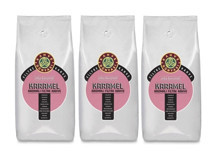 Kahve Dünyası Karamel Aromalı Arabica Çekirdek Filtre Kahve 3x1 kg