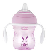 Chicco Akıtmaz Kulplu 4 Ay+ 200 ml Alıştırma Bardağı Pembe