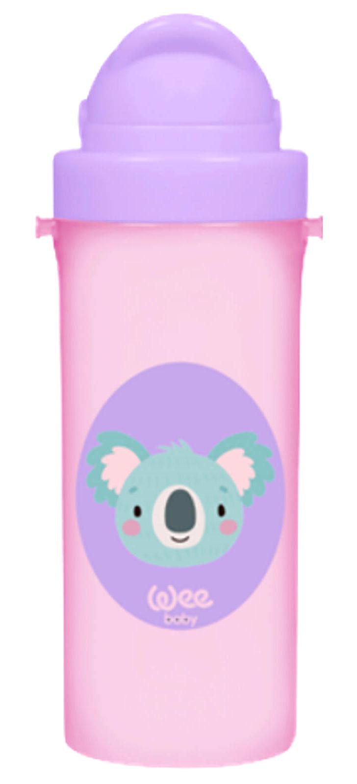 Wee Baby Pipetli Akıtmaz Kulpsuz 6 Ay+ 300 ml Alıştırma Bardağı Pembe