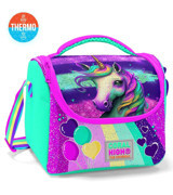 Yaygan Çanta 11758 Unicornlu Termoslu Pembe Beslenme Çantası