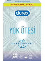 Durex Yok Ötesi Ultra Kaygan İnce Prezervatif 20x1 Adet