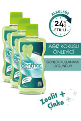 Denthor Alkolsüz Çinko Aromalı 400x3 ml Ağız Gargarası
