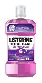 Listerine Total Care Alkolsüz Nane Aromalı 500 ml Ağız Gargarası