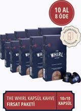 The Whirl Dark 10x10'lu Dark Espresso Kapsül Kahve